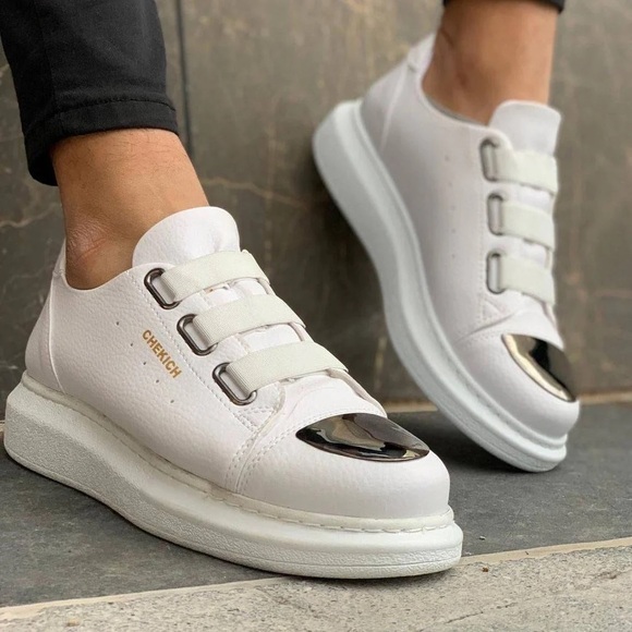 Luiz X • Pristine Purity White Slip-Ons - Picture 6 of 7